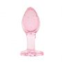 Korek analny szklany EasyToys różowy 7 cm - 10