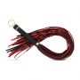 Flogger ekoskórzany EasyToys czerwono czarny 64 cm - 4