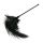 Pejcz z czarnym piórkiem EasyToys 48 cm