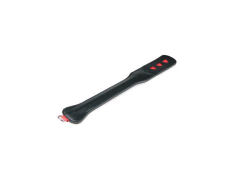 Packa skórzana EasyToys z sercami czarna 47 cm - 4