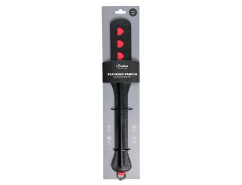Packa skórzana EasyToys z sercami czarna 47 cm - 3
