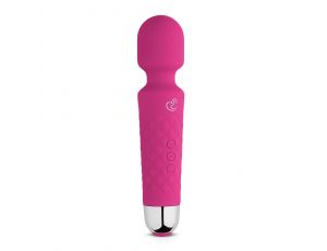 Wibrator mini wand EasyToys różowy USB 20 cm