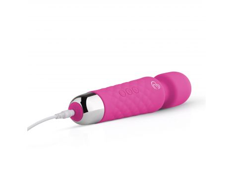 Wibrator mini wand EasyToys różowy USB 20 cm - 4