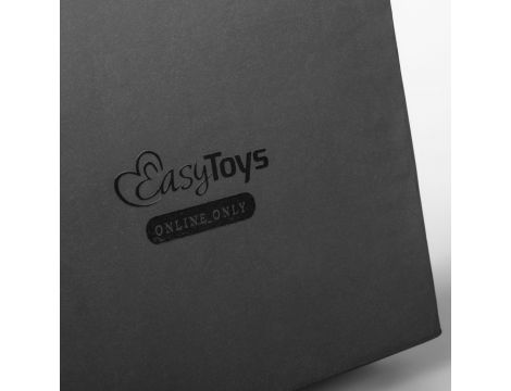 Strap on silikonowy EasyToys realistyczny czarny 13 cm - 2