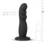 Strap on silikonowy EasyToys realistyczny czarny 13 cm - 5
