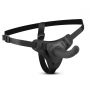 Strap on silikonowy EasyToys zakrzywiony czarny 13 cm - 7