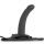 Strap on silikonowy EasyToys zakrzywiony czarny 13 cm