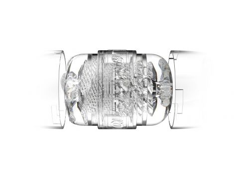 Transparentny masturbator 2w1 Fleshlight Quickshot Mia Malkova 11 cm - 3
