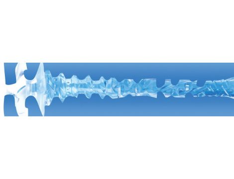 Masturbator Fleshlight Turbo Thrust transparentny niebieski 25 cm