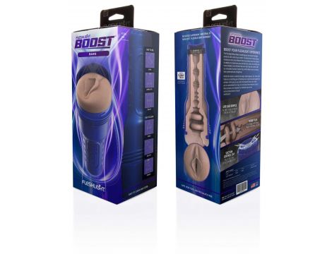 Masturbator Fleshlight Boost Bang beżowy z regulacją ssania - 6