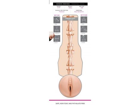 Masturbator Fleshlight Kenzie Reeves Creampuff 25 cm - 6