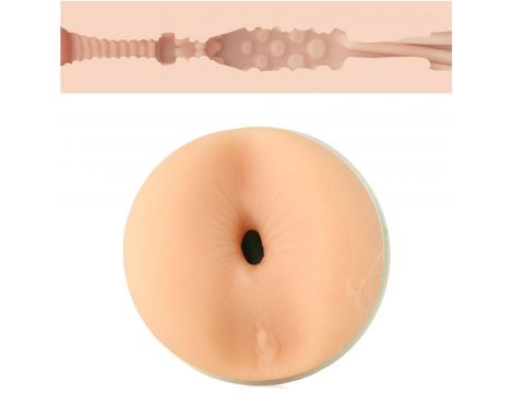 Masturbator analny Fleshlight Girls Eva Lovia Spice beżowy 25 cm - 3