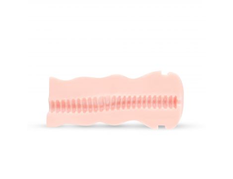 Masturbator analny FPPR żebrowany różowy 18 cm - 4