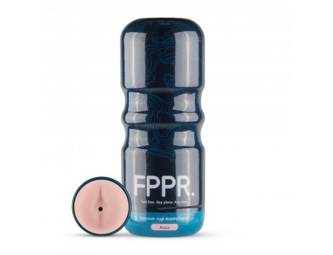 Masturbator analny FPPR żebrowany różowy 18 cm - 8