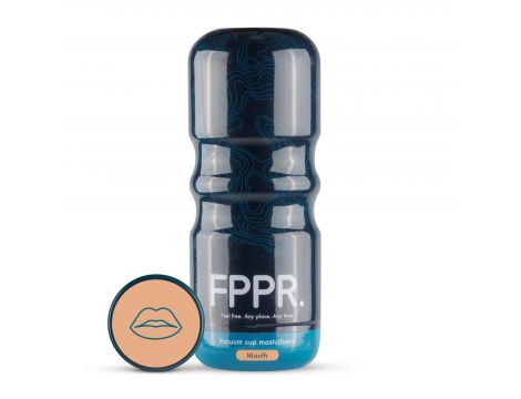 Masturbator usta FPPR brązowy 18 cm
