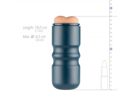 Masturbator analny FPPR beżowy 18 cm - 8