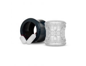 Masturbator wibrujący FPPR niebieski USB 10 cm