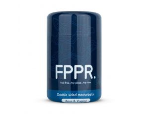 Masturbator dwustronny transparentny FPPR 11 cm