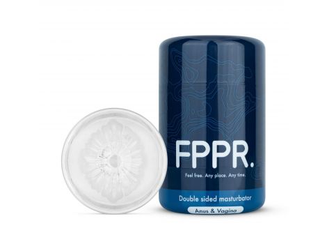 Masturbator dwustronny transparentny FPPR 11 cm - 3
