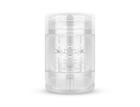 Masturbator dwustronny transparentny FPPR 11 cm - 2