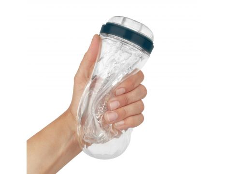 Masturbator FPPR Multi transparentny silikonowy 18 cm - 7