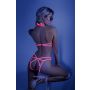 Impress Me Lace Body with Open Back - Neon Pink - 2