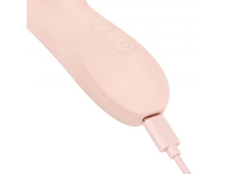 Wibrator posuwisty Shai Good Vibes Only różowy USB 22 cm - 9