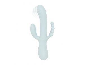 Wibrator silikonowy Good Vibes Only Sage niebieski USB 22 cm