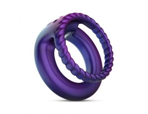 Pierścień wibrujący Hueman Jupiter podwójny fioletowy USB