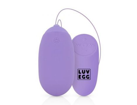Jajko wibracyjne Luv Egg XL fioletowe silikonowe USB 16 cm