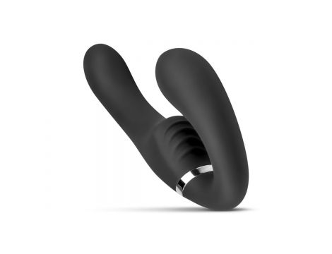 Strap on samonośny No Parts Avery wibrujący USB 22 cm czarny - 5