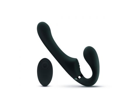 Strap on samonośny No Parts Avery wibrujący USB 22 cm czarny - 11