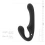 Strap on samonośny No Parts Avery wibrujący USB 22 cm czarny - 14