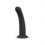 Dildo silikonowe No Parts Parker czarne 19,5 cm - 2