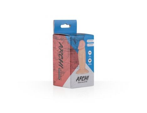 Dildo realistyczne Archi EasyToys beżowe z przyssawką 11,5 cm - 4