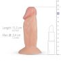 Dildo realistyczne Archi EasyToys beżowe z przyssawką 11,5 cm - 7