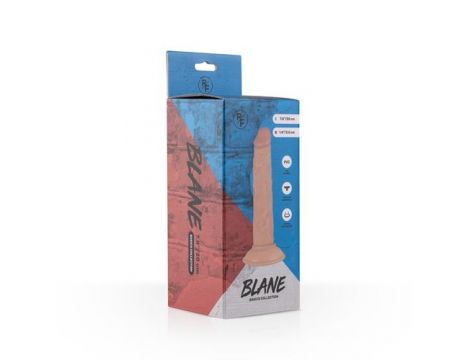 Dildo realistyczne Blane EasyToys beżowe 20 cm z przyssawką - 3