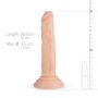 Dildo realistyczne Blane EasyToys beżowe 20 cm z przyssawką - 5