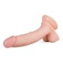 Dildo realistyczne Derek EasyToys beżowe 22 cm z przyssawką - 4
