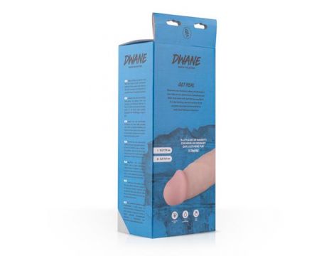 Dildo realistyczne Dwane EasyToys beżowe 30 cm - 2