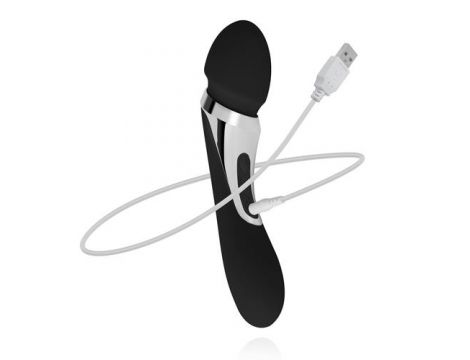 Wibrator różdżka Sway Vibes Wand silikonowy czarny USB - 4