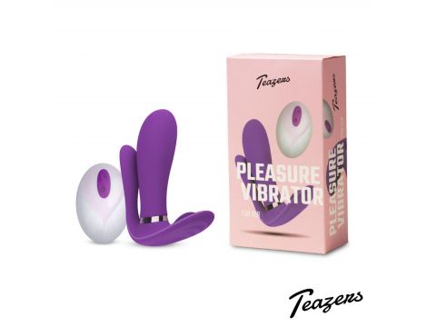 Wibrator punktu G Teazers Purple Pleaser fioletowy z pilotem - 14
