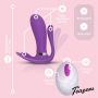 Wibrator punktu G Teazers Purple Pleaser fioletowy z pilotem - 10