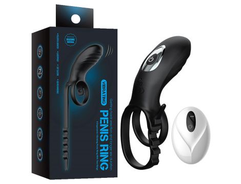 Regulowany podwójny pierścień wibrujący z pilotem B Series Cute USB - 13