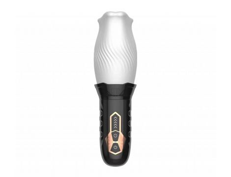 Rotating and vibrating masturbator