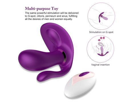 Remote wearable vibrator PURPLE - 10
