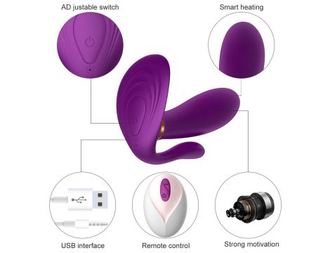 Remote wearable vibrator PURPLE - 13