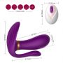 Remote wearable vibrator PURPLE - 15