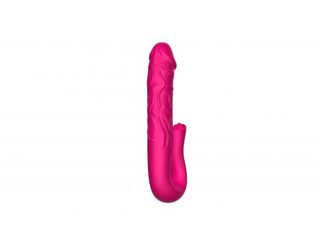 Realistic Tongue Stimulating Dildo Vibrator - 2