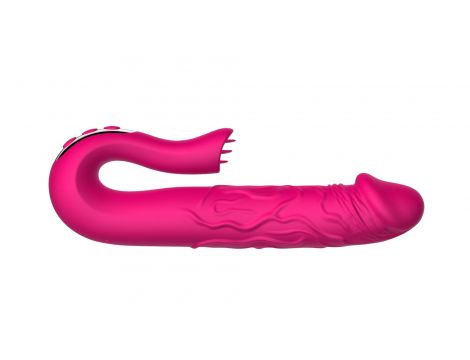 Realistic Tongue Stimulating Dildo Vibrator - 6